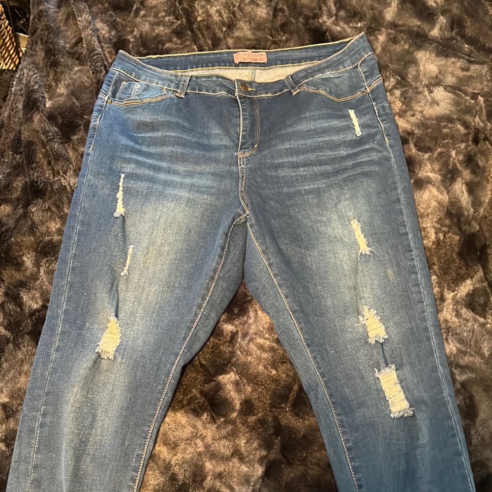 size 18 denim jeans
